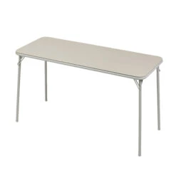 SuddenComfort 48-in X 20-in Rectangle Steel Folding Table