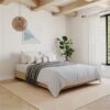 Nexera Natural Maple 76-in X 55.25-in Full Size Platform Bed