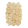 Natural By Lifestyle Brands 5-ft X 6-ft Gold New Zealand Sexto Sheepskin Rug