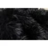 Natural By Lifestyle Brands 2-ft X 6-ft Black New Zealand Double Sheepskin Rug