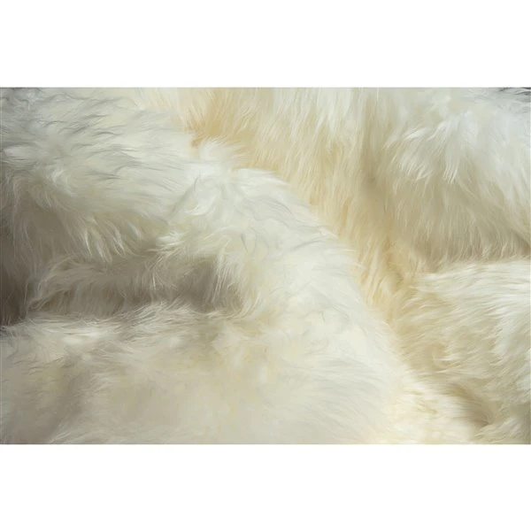 Natural By Lifestyle Brands 2-ft X 3-ft Natural New Zealand Single Sheepskin Rug 1 Natural By Lifestyle Brands 2-ft X 3-ft Natural New Zealand Single Sheepskin Rug