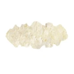 Natural By Lifestyle Brands 2-ft X 6-ft Natural New Zealand Curly Double Sheepskin Rug -Safavieh Shop 330003323 MainImage 001 l