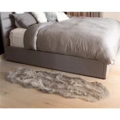 LUXE Gordon Faux Sheepskin Rug - 2'x 6' - Grey -Safavieh Shop 330003452 AlternateImage2 l