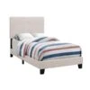 Monarch Specialties Monarch Beige Line Twin Bed