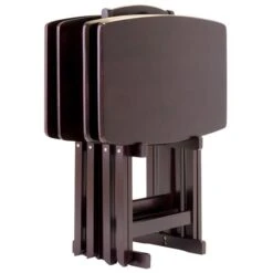 Winsome Wood Dylan Espresso Wood Snack Table Set (5-Piece Set) 8 Winsome Wood Dylan Espresso Wood Snack Table Set (5-Piece Set) -Safavieh Shop 330010686 AlternateImage3 l