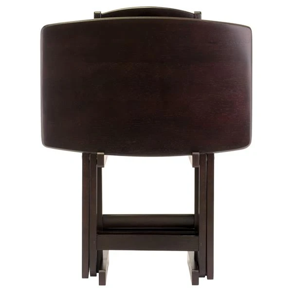 Winsome Wood Dylan Espresso Wood Snack Table Set (5-Piece Set) 3 Winsome Wood Dylan Espresso Wood Snack Table Set (5-Piece Set) - Image 3