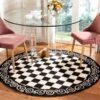 Safavieh HK711A Chelsea Area Rug, Black,HK711A-8R