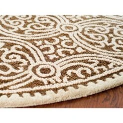 Safavieh Cambridge Brown And White Area Rug,CAM232A-8R