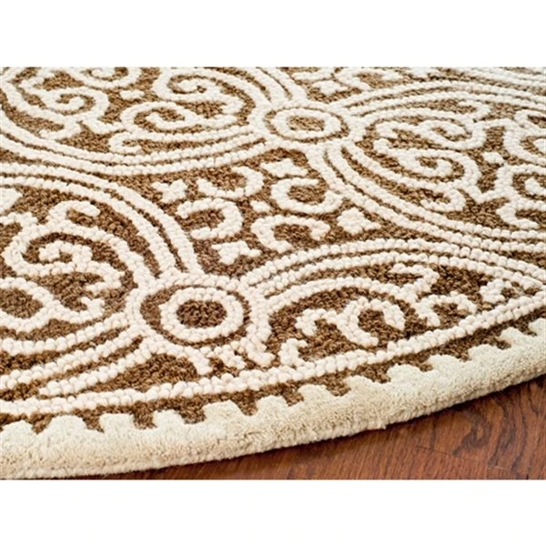 Safavieh Cambridge Brown And White Area Rug,CAM232A-8R 1 Safavieh Cambridge Brown And White Area Rug,CAM232A-8R