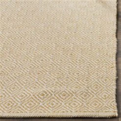 Safavieh Montauk Flat Weave Ivory And Gold Area Rug,MTK515K-