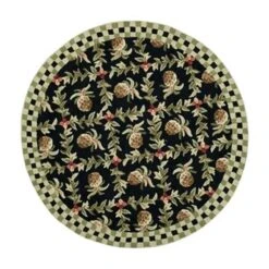 Safavieh HK164A Chelsea Area Rug, Black,HK164A-5R