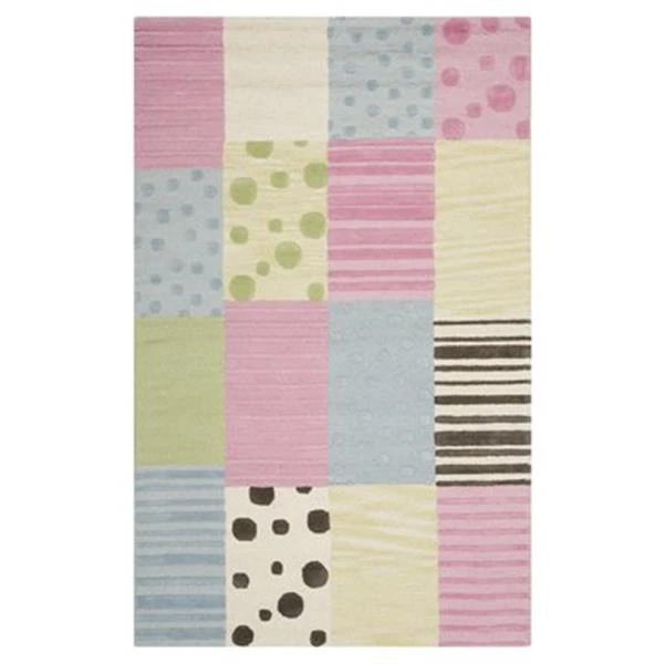 Safavieh Kids Blue And Pink Area Rug,SFK322A-4 1 Safavieh Kids Blue And Pink Area Rug,SFK322A-4