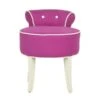 Safavieh Pink Georgia Vanity Chair