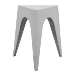 Safavieh Indium 21.3-in Silver Triangle Side Table