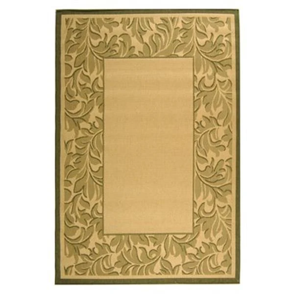 Safavieh Courtyard Floral Cream 132-in X 94-in Indoor/Outdoor Area Rug 1 Safavieh Courtyard Floral Cream 132-in X 94-in Indoor/Outdoor Area Rug