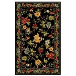Safavieh HK311A Chelsea Area Rug, Black,HK311A-5