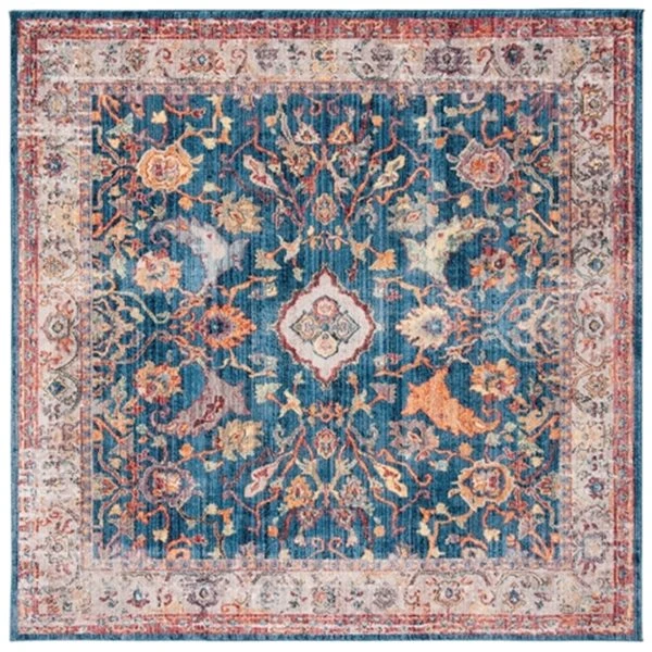 Safavieh Bristol 84-in X 84-in Blue And Light Grey Area Rug 2 Safavieh Bristol 84-in X 84-in Blue And Light Grey Area Rug - Image 2