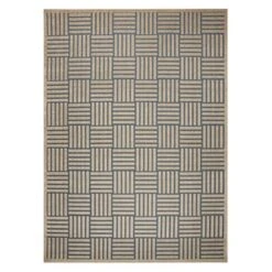 Safavieh Cottage 11.17-ft X 8-ft Brown Blue Indoor Outdoor Rug