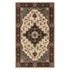 Safavieh Heritage 4-ft X 6-ft Blue And Ivory Rectangular Floral Tufted Area Rug