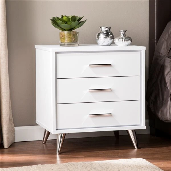 Southern Enterprises Aleck Modern Bedside Table 3 Southern Enterprises Aleck Modern Bedside Table - Image 3