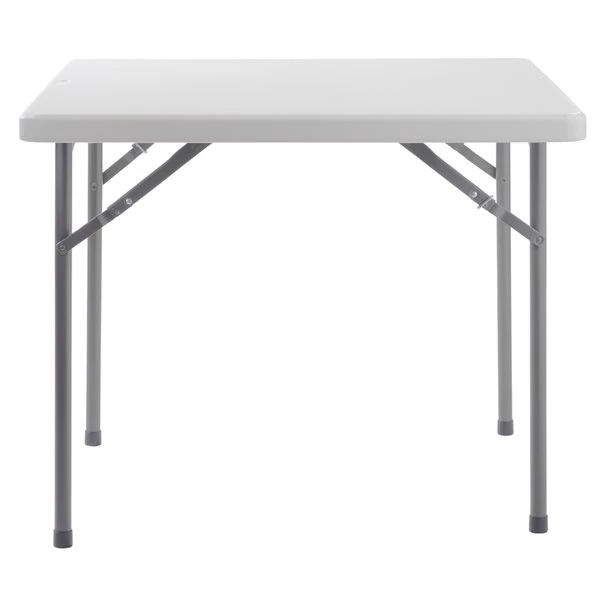 National Public Seating 36-in X 36-in Indoor Square Plastic Grey Folding Table 3 National Public Seating 36-in X 36-in Indoor Square Plastic Grey Folding Table - Image 3