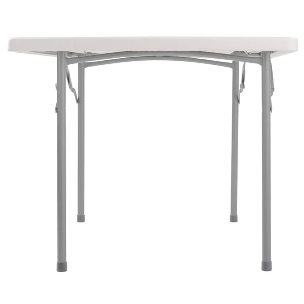National Public Seating 36-in X 36-in Indoor Square Plastic Grey Folding Table 1 National Public Seating 36-in X 36-in Indoor Square Plastic Grey Folding Table