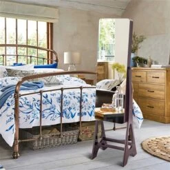 Costway Brown Floorstanding Jewelry Armoire With LED Light -Safavieh Shop 330962386 AlternateImage1 l