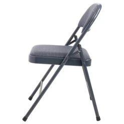 Commercialine Indoor Star Trail Blue Metal Padded Polyester Standard Folding Chair 4-Pack -Safavieh Shop 330962579 AlternateImage3 l