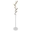 ORE International White 6-Hook Coat Stand