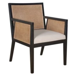 Plata Import Antonia Contemporary Upholstered Arm Chair With Wood Frame -Safavieh Shop 330987768 AlternateImage1 l