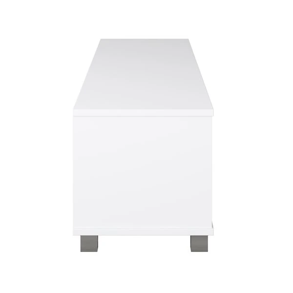 CorLiving Hollywood White TV Stand For TVs Up To 85-in 1 CorLiving Hollywood White TV Stand For TVs Up To 85-in