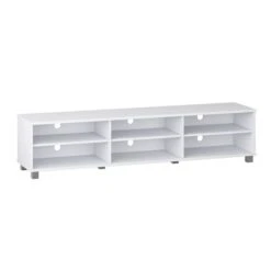 CorLiving Hollywood White TV Stand For TVs Up To 85-in 9 CorLiving Hollywood White TV Stand For TVs Up To 85-in -Safavieh Shop 330989592 AlternateImage3 l