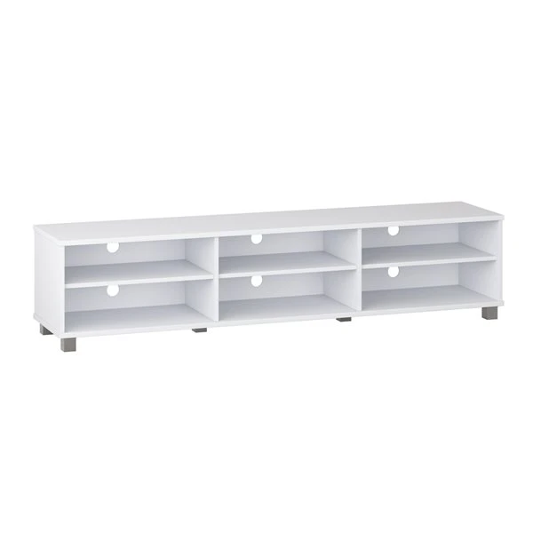 CorLiving Hollywood White TV Stand For TVs Up To 85-in 5 CorLiving Hollywood White TV Stand For TVs Up To 85-in - Image 5
