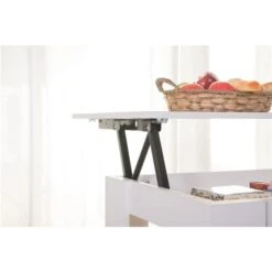 Basicwise White Rectangular Modern Wood Coffee Table 7 Basicwise White Rectangular Modern Wood Coffee Table -Safavieh Shop 330993074 AlternateImage3 l