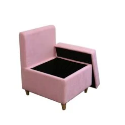 ORE International Modern Pink Polyurethane Accent Chair