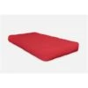 AJD Home 4-in Single CertiPUR-US® Foam Futon Queen (80-in X 60-in) In Red