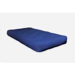 AJD Home 8-in Royal Double Poly Single Foam Full Futon (75-in X 54-in) In Blue -Safavieh Shop 331002816 MainImage 001 l