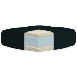 AJD Home 6-in Natural Single Foam Twin Futon (75-in X 39-in) In Beige -Safavieh Shop 331002864 AlternateImage3 l