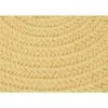 Colonial Mills Boca Raton 8-ft X 10-ft Pale Banana Oval Indoor/Outdoor Solid Area Rug