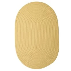 Colonial Mills Boca Raton 8-ft X 10-ft Pale Banana Oval Indoor/Outdoor Solid Area Rug -Safavieh Shop 331012186 MainImage 001 l