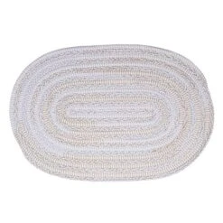 Colonial Mills Bella Nursery 7-ft X 9-ft Blue Grey Oval Indoor Abstract Area Rug