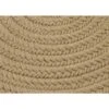 Colonial Mills Boca Raton 6-ft X 9-ft Cuban Sand Oval Indoor/Outdoor Solid Area Rug