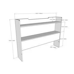 Nexera 2 Piece Full Size Bedroom Set - White