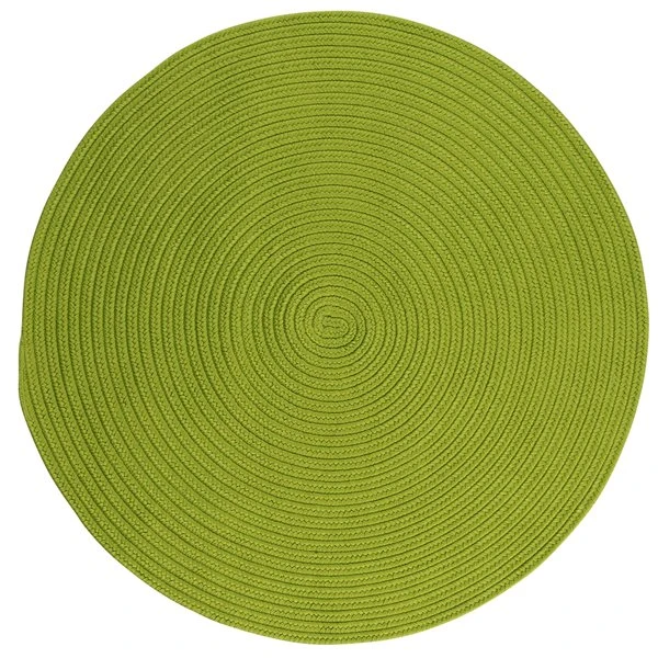 Colonial Mills Boca Raton Bright Green 7-ft Round Indoor/Outdoor Area Rug 2 Colonial Mills Boca Raton Bright Green 7-ft Round Indoor/Outdoor Area Rug - Image 2