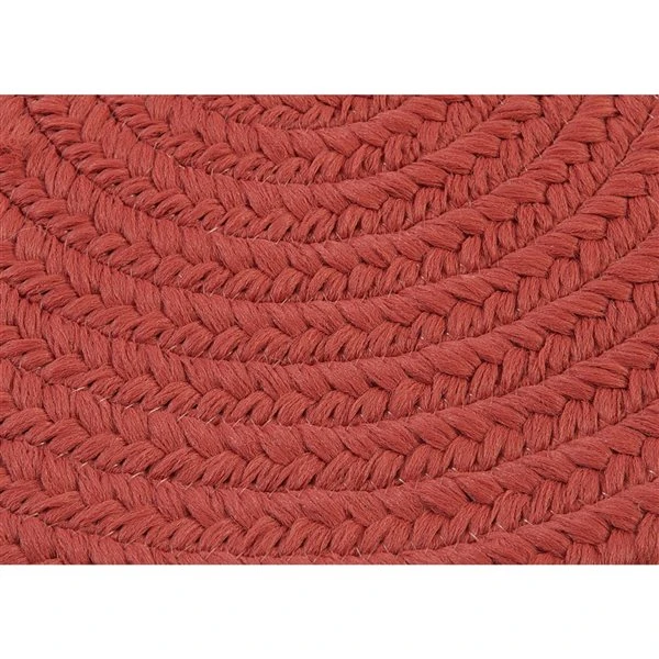 Colonial Mills Boca Raton Terracotta 6-ft X 9-ft Oval Indoor/Outdoor Area Rug 3 Colonial Mills Boca Raton Terracotta 6-ft X 9-ft Oval Indoor/Outdoor Area Rug - Image 3