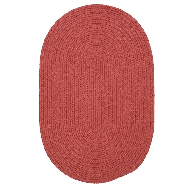 Colonial Mills Boca Raton Terracotta 6-ft X 9-ft Oval Indoor/Outdoor Area Rug 1 Colonial Mills Boca Raton Terracotta 6-ft X 9-ft Oval Indoor/Outdoor Area Rug