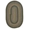 Colonial Mills Boston Common Moss Green 2-ft X 4-ft Oval Indoor Area Rug