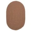 Colonial Mills Bristol Mocha 2-ft X 3-ft Oval Indoor Area Rug