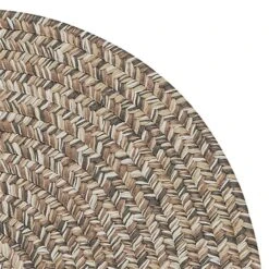 Colonial Mills Carrington Tweed Storm Grey 3-ft X 5-ft Indoor/Outdoor Oval Area Rug
