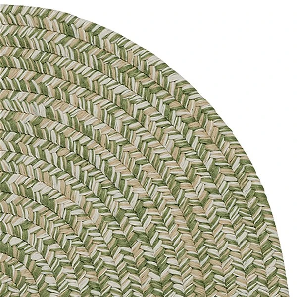 Colonial Mills Carrington Tweed Green 1-1/2-ft X 2.5-ft Indoor/Outdoor Oval Area Rug 1 Colonial Mills Carrington Tweed Green 1-1/2-ft X 2.5-ft Indoor/Outdoor Oval Area Rug